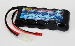 6 V Akku 3000 mAh  Sub-C Cellen Stecker BEC Und Tamiya fr Grossmodelle Carson FG  XTC Hurrax usw