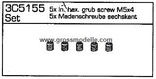 305155-32437 madenschrauben 5 x