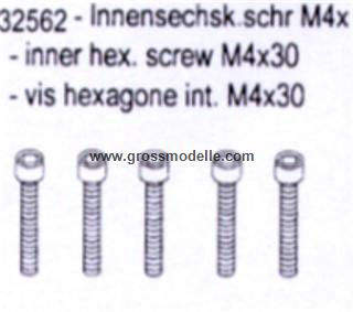 32562 Innensechskantschraube 5 Stck in Verpackung