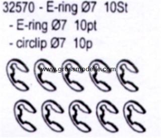 32570 E-Ring 10 Stck in Verpackung