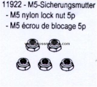 11922 Sicherungsmutter 5 Stck in Verpackung