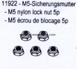 11922 Sicherungsmutter 5 Stck in Verpackung