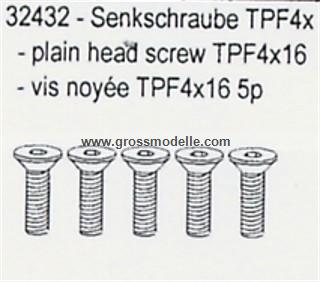 32432 Senkschraube 5 Stck in Verpackung