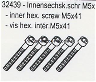 32439 Innensechskantschraube 5 Stck in VE