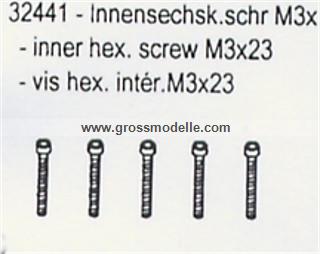 32441 Innensechsk.Schraube 5 Stck in Verpackung