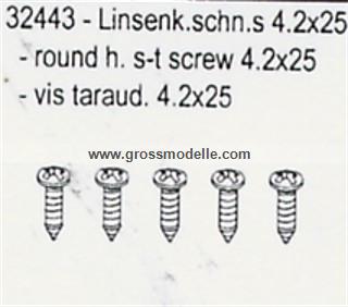 32443 Linssechskantschr.5 Stck in Verpackung