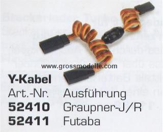 52410 Y Kabel Graupner J / R
