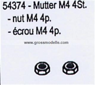 54374 Mutter M 4 (4 Stck)