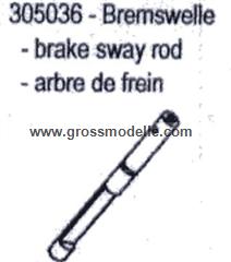 305036 Bremswelle