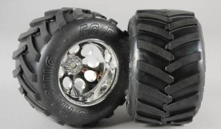 6227/07 - Monster-Truck Reifen S 14mm verklebt, 2St.