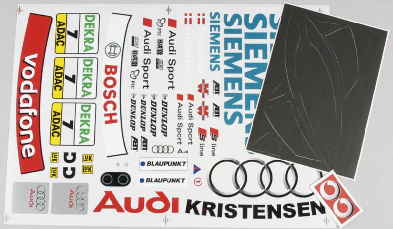 4153 - Team-Aufkleber Audi A4 DTM Siemens, Set