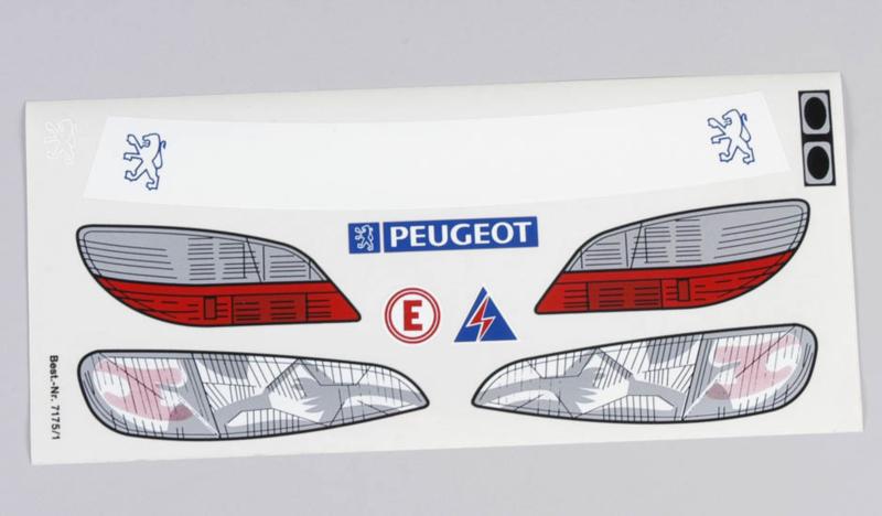 7175/01 Aufklebersatz Peugeot 406, Set