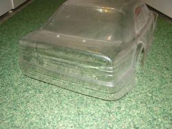 Mercedes C 250 C 180 Karosserie aus den 90  Jahren fast Oldtimer 1:5  Lexan Neu mit Schutzfolie