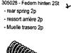 305028 Federn Hinten Attack EVO  2 Stck