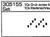 305155-11333 Madenschrauben 5 Stck