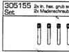 305155-32436 Madenschraube Dmpferschraube