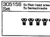 305156-32430 5 Stck Senkschraube