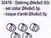 32478 Stellring 5 Stck in Verpackung Dmpferabstandshalter