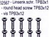 32567 Linsschraube 10 Stck in Verpackung