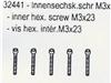 32441 Innensechsk.Schraube 5 Stck in Verpackung