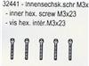 32441 Innensechsk.Schraube 5 Stck in Verpackung