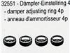 32551 Dmpfereinstellring 4 Stck