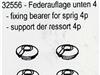 32556 Federauflage unten 4 Stck