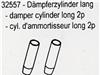 32557 Dmpferzylinder lang 2 Stck