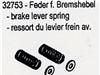 32753 Feder Bremshebel
