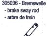 305036 Bremswelle